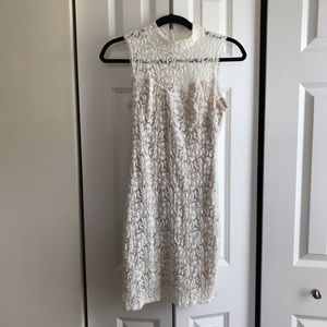 White lace dress